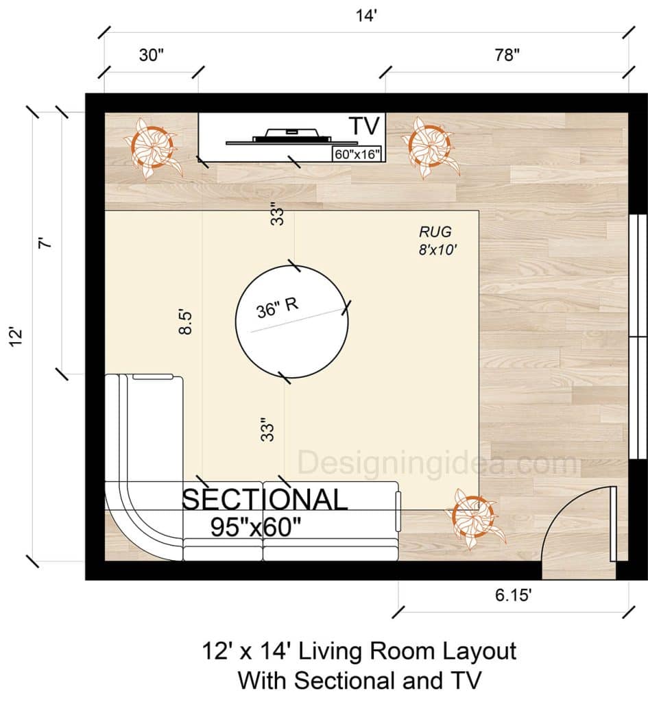 Small Living Room Furniture Layouts Built For Conversation & TV