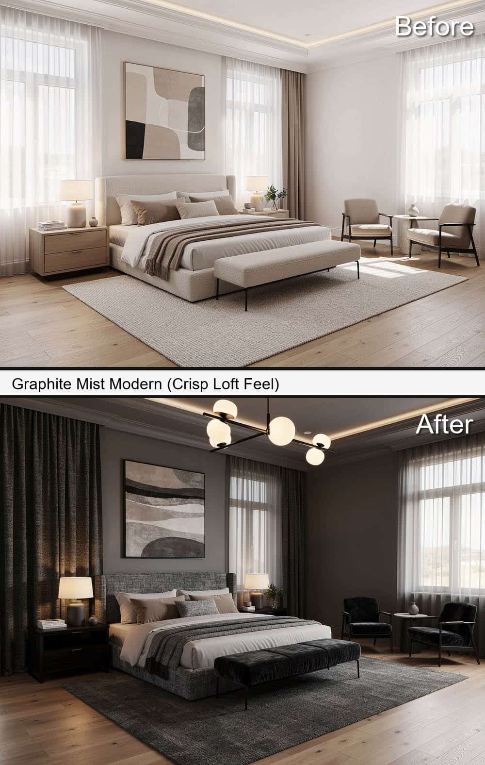 Graphite Mist Modern (Loft Style)