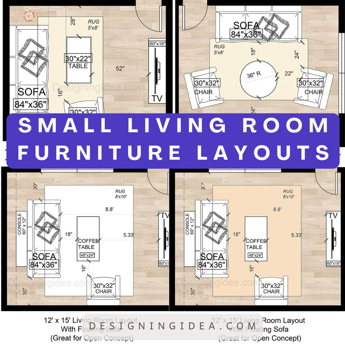 Small Living Room Furniture Layouts