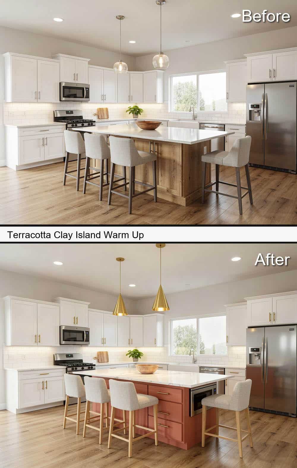 Terracotta Clay Island Warm Up