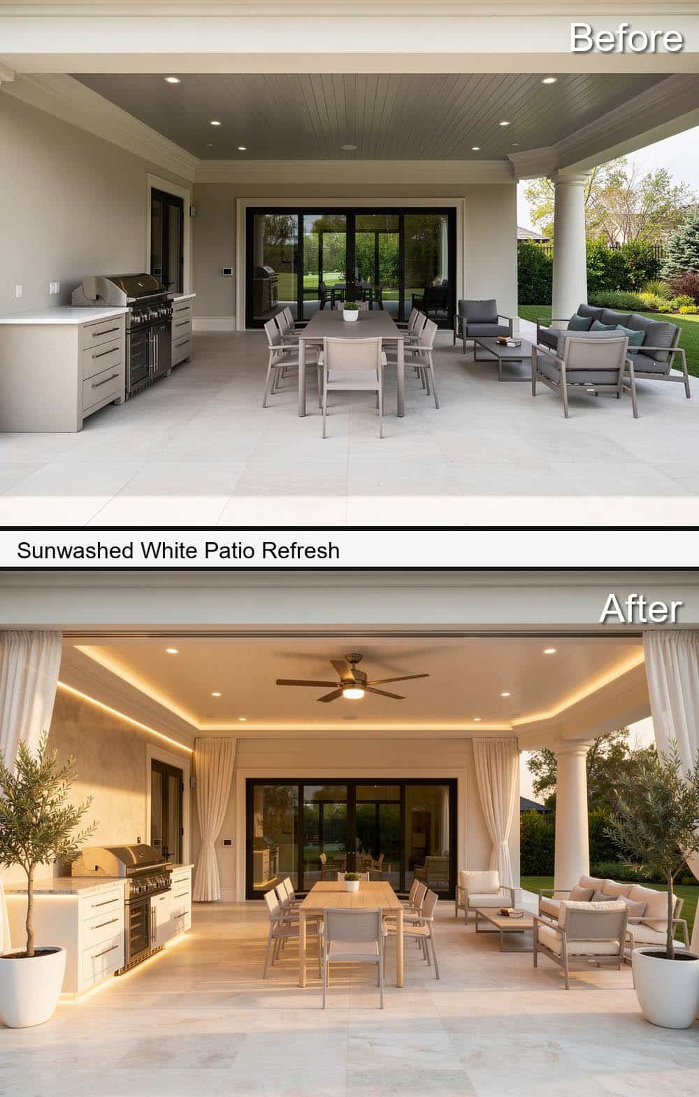 Sunwashed White Patio Refresh