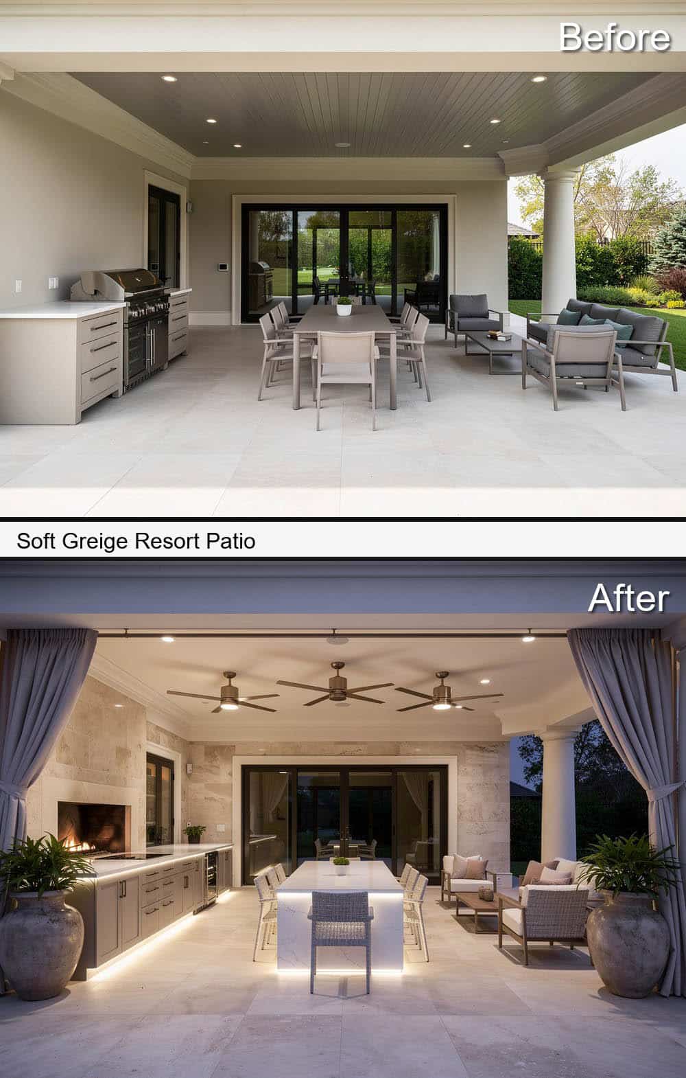 Soft Greige Resort Patio