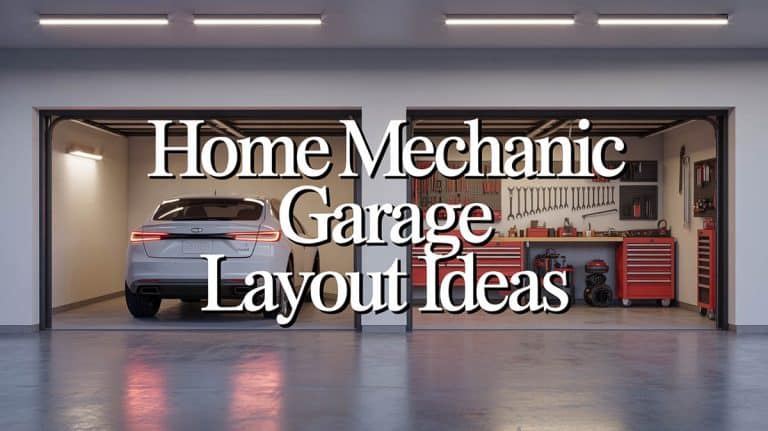 Home Mechanic Garage Layout Ideas for DIY Car Repairs & Organization