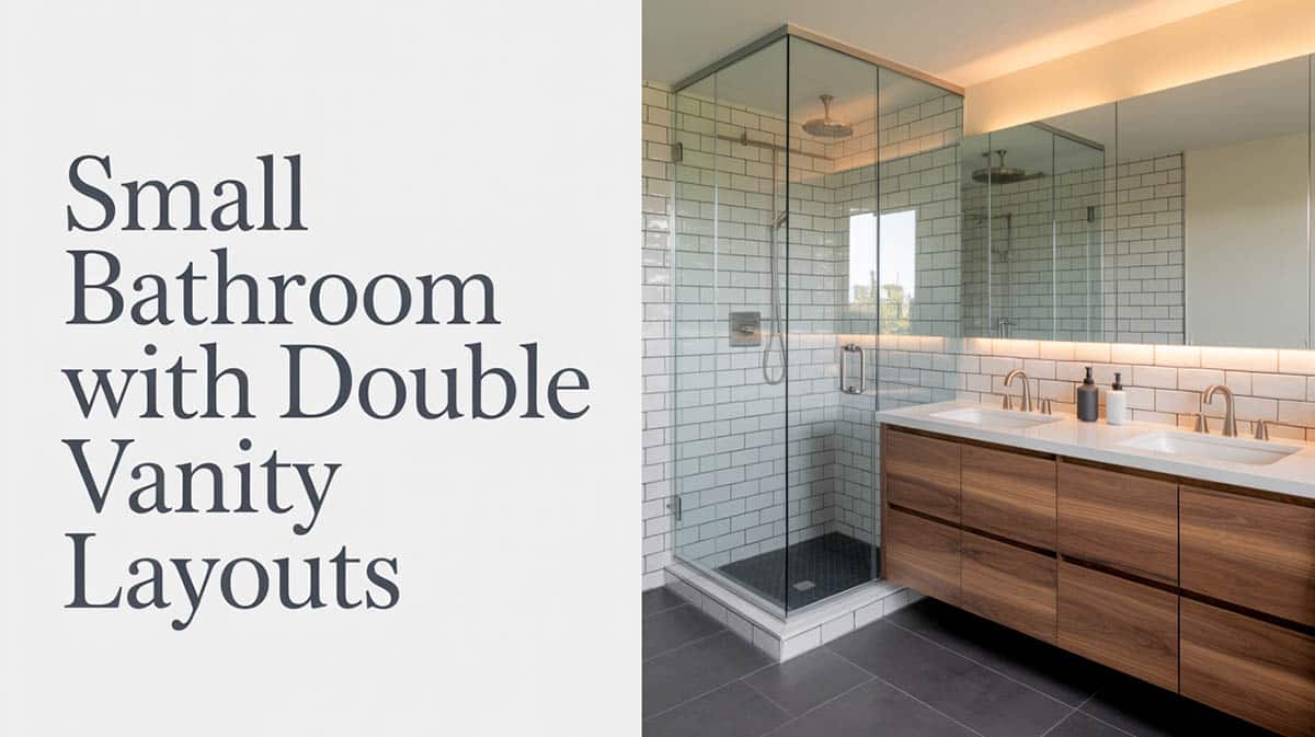Small Bathroom with Double Vanity Layouts