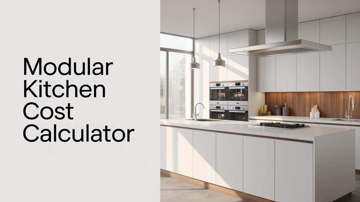 Bright and modern kitchen design with modular cabinetry system