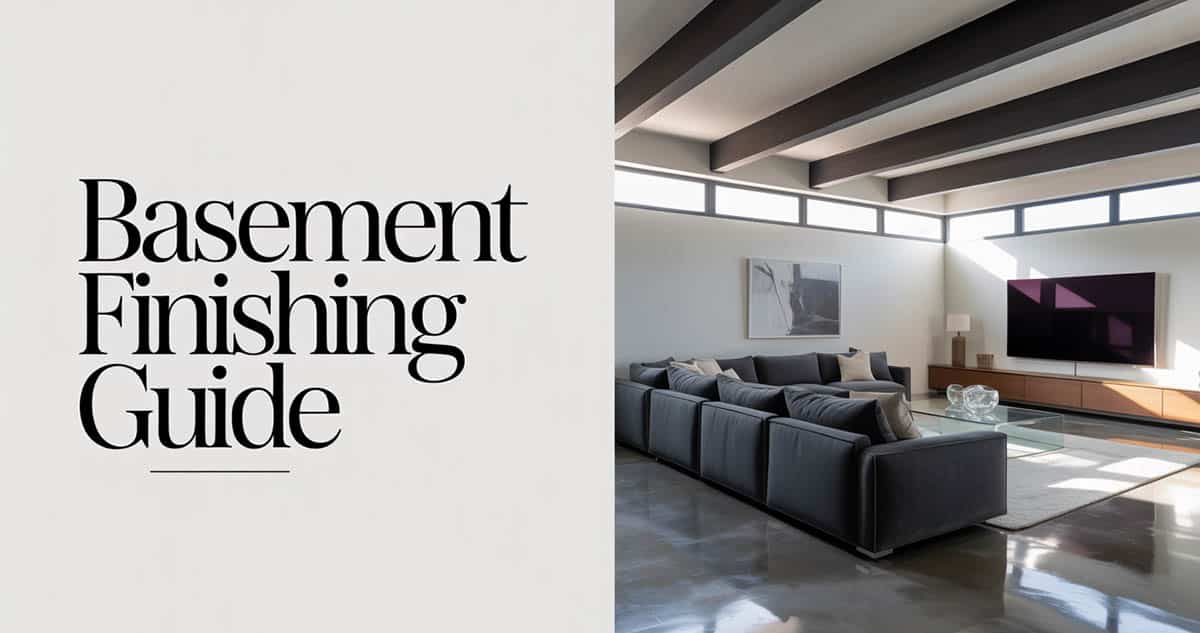 Basement finishing guide