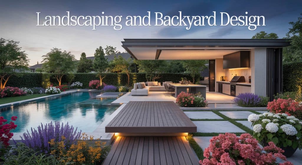 Horizontal Backyard Design Guide to Landscaping and Backyard Design: Plants, Pools, Hardscaping ...