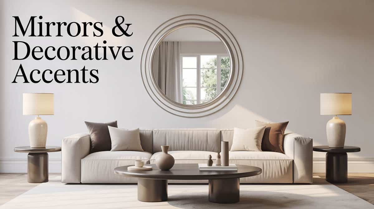 Mirrors and decorative accents