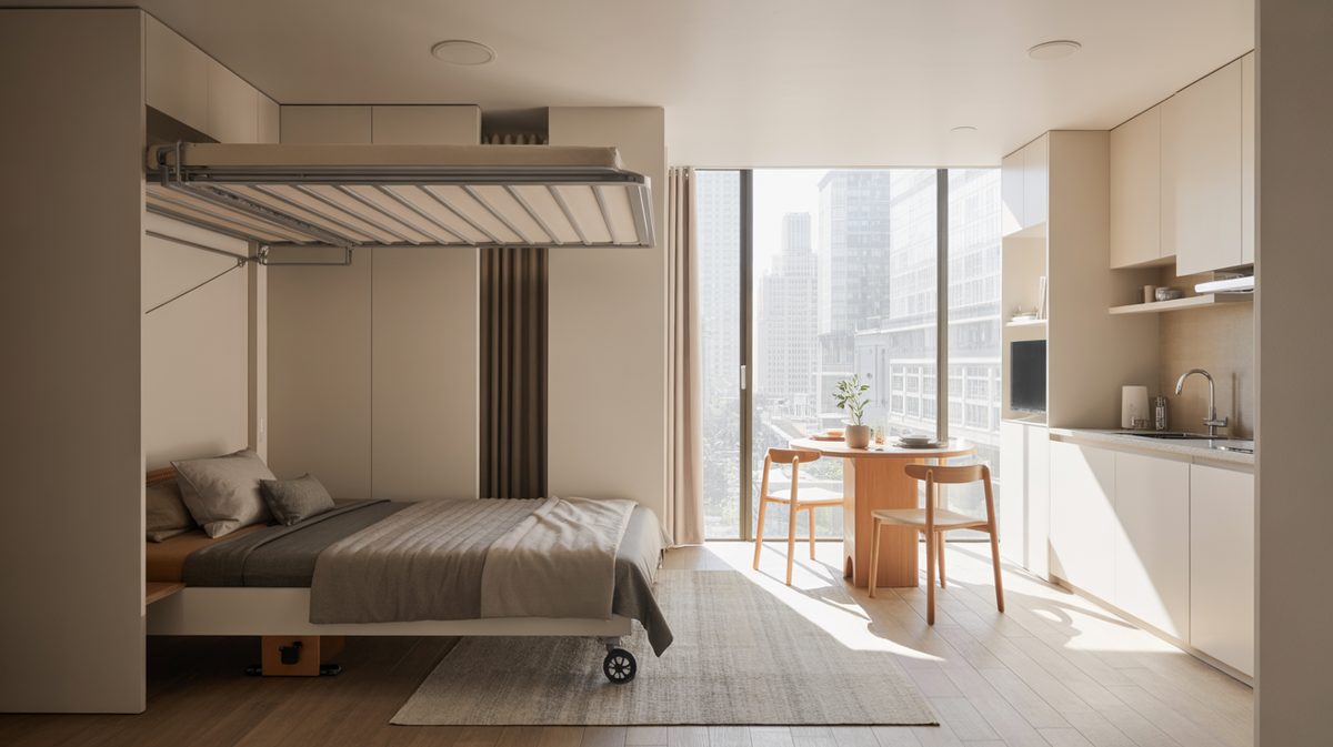 Modern micro apartment