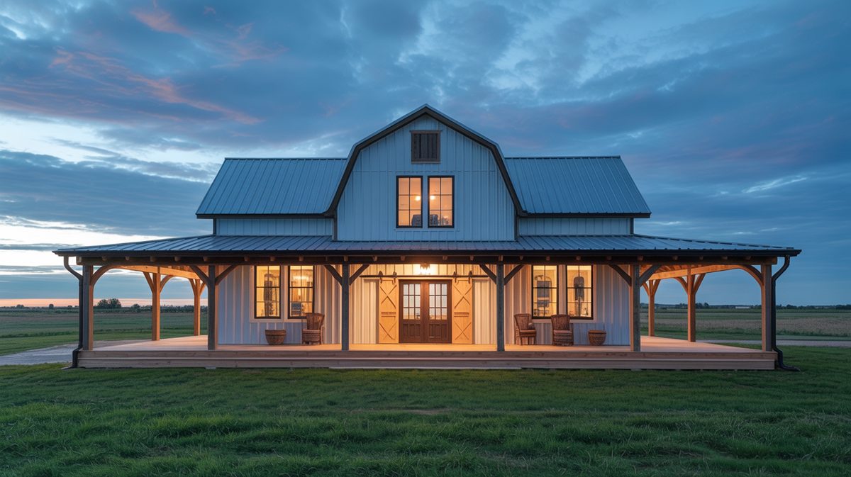 Pole barn house kit