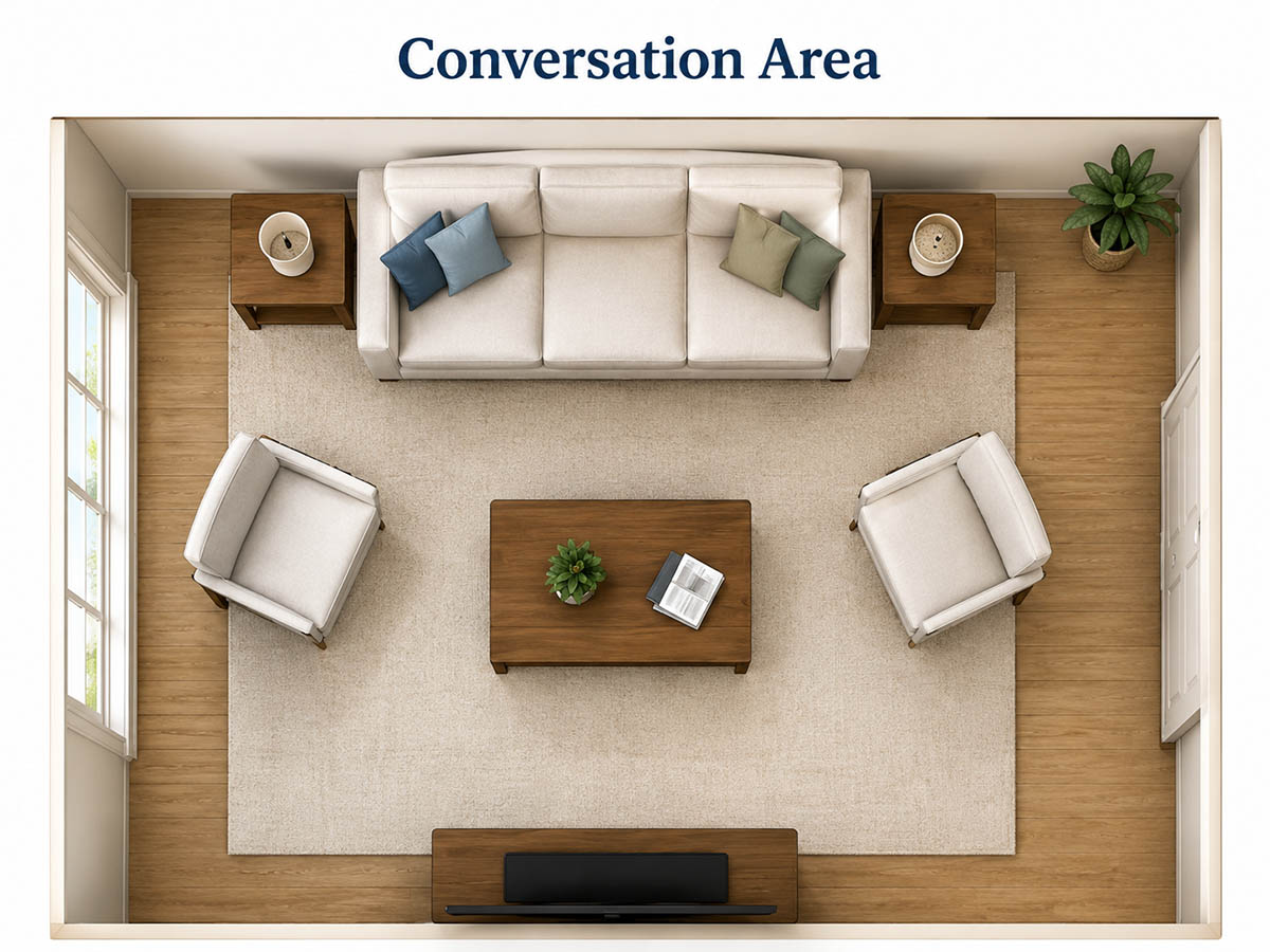 Conversation area