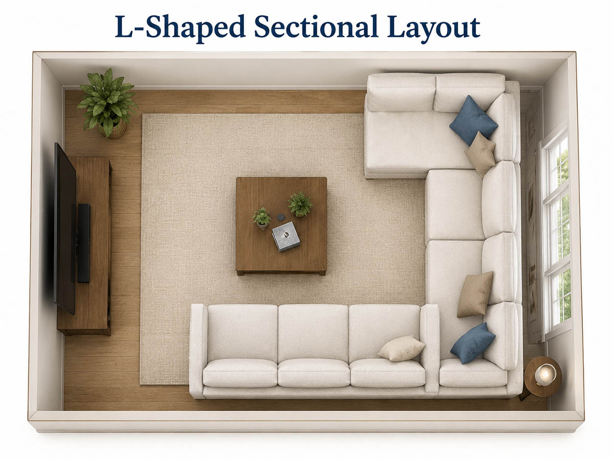 L-shaped sectional