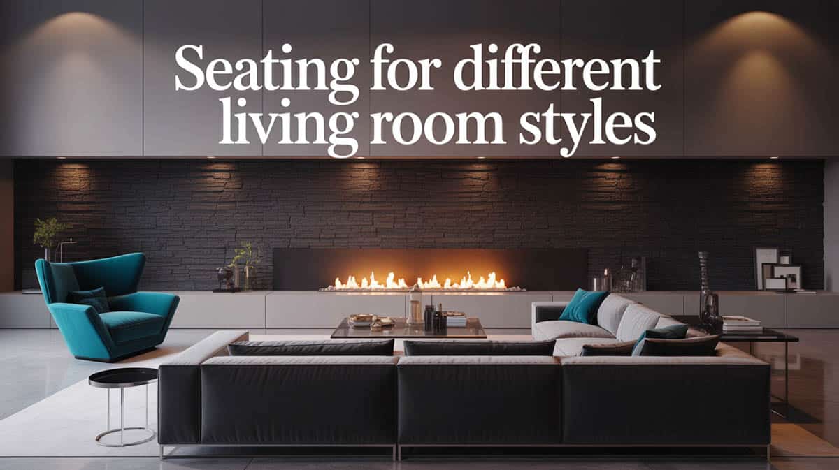 Seating for different living rooms guide