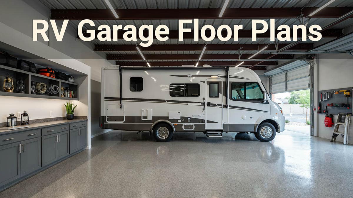 RV garage floor plans