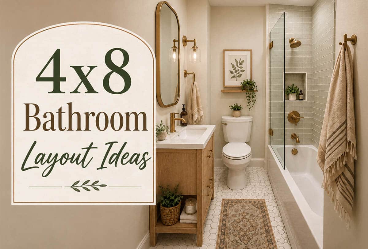 4x8 bathroom layout ideas