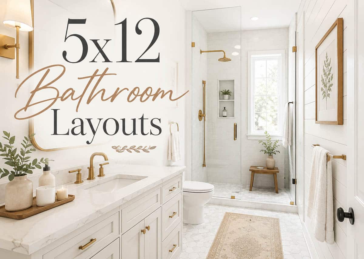 5x12 Bathroom Layouts