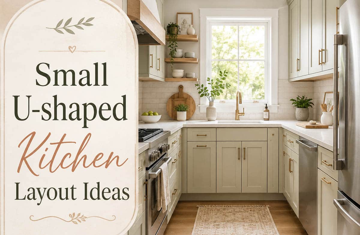 Small U-shaped Kitchen Layout