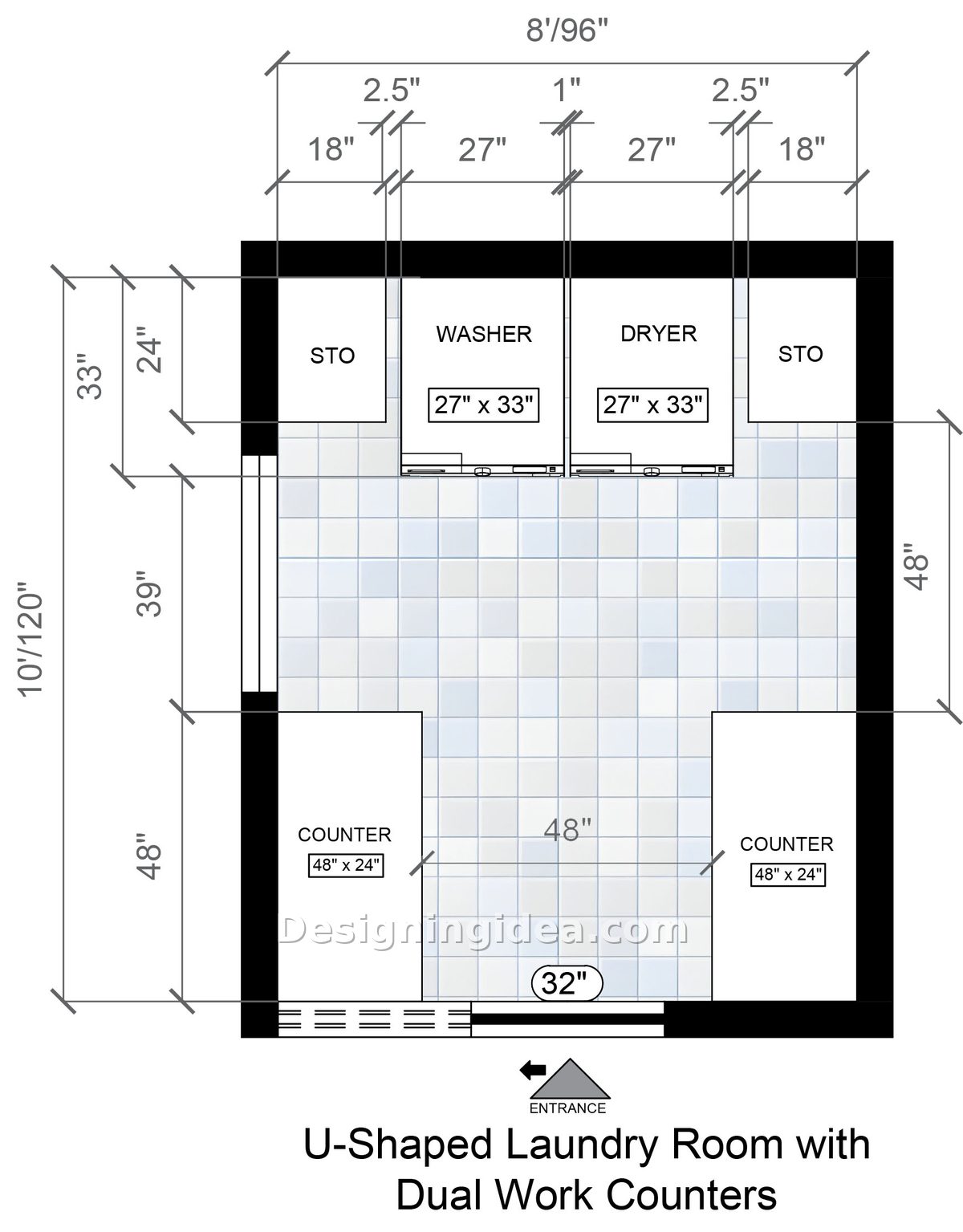 8x10 laundry room layouts u shaped laundry room with dual work counters