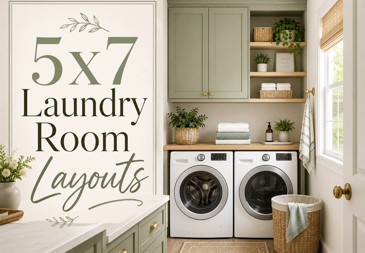 5x7 Laundry Room Layout