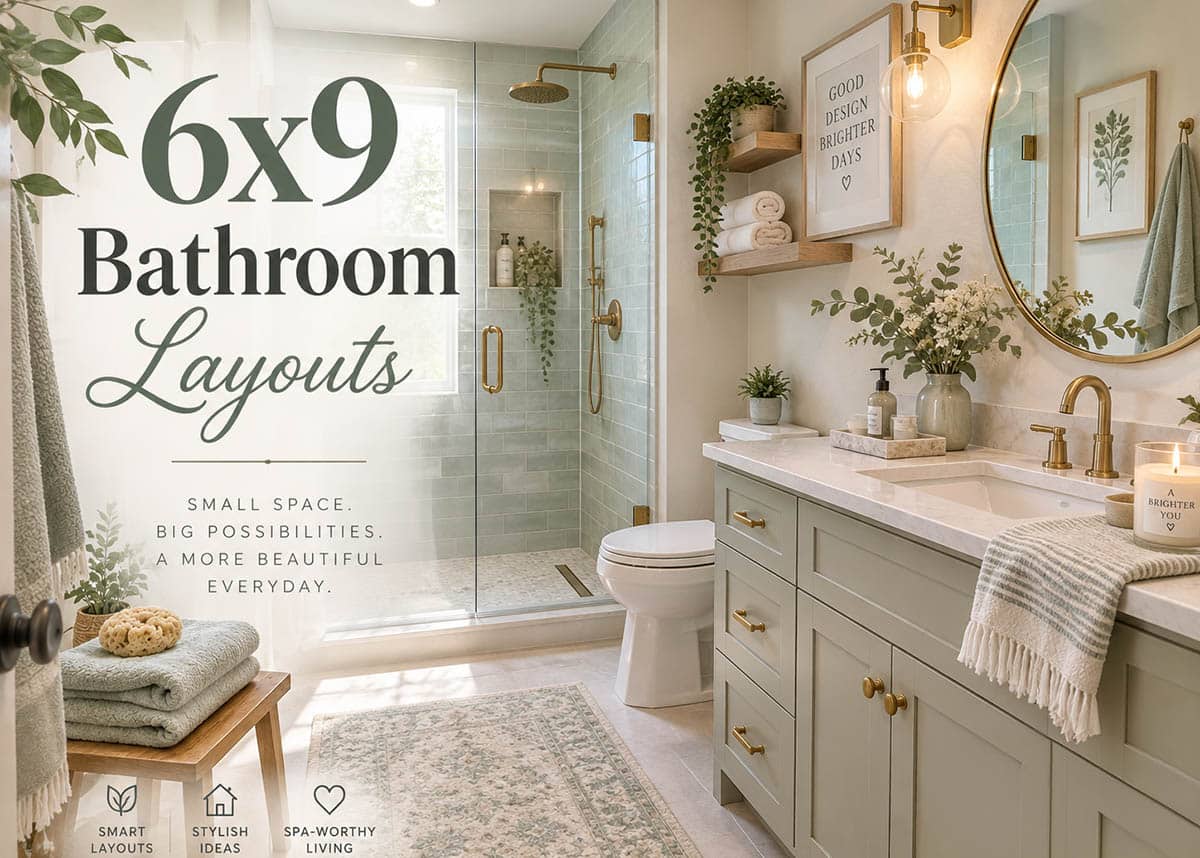 6x9 bathroom layouts