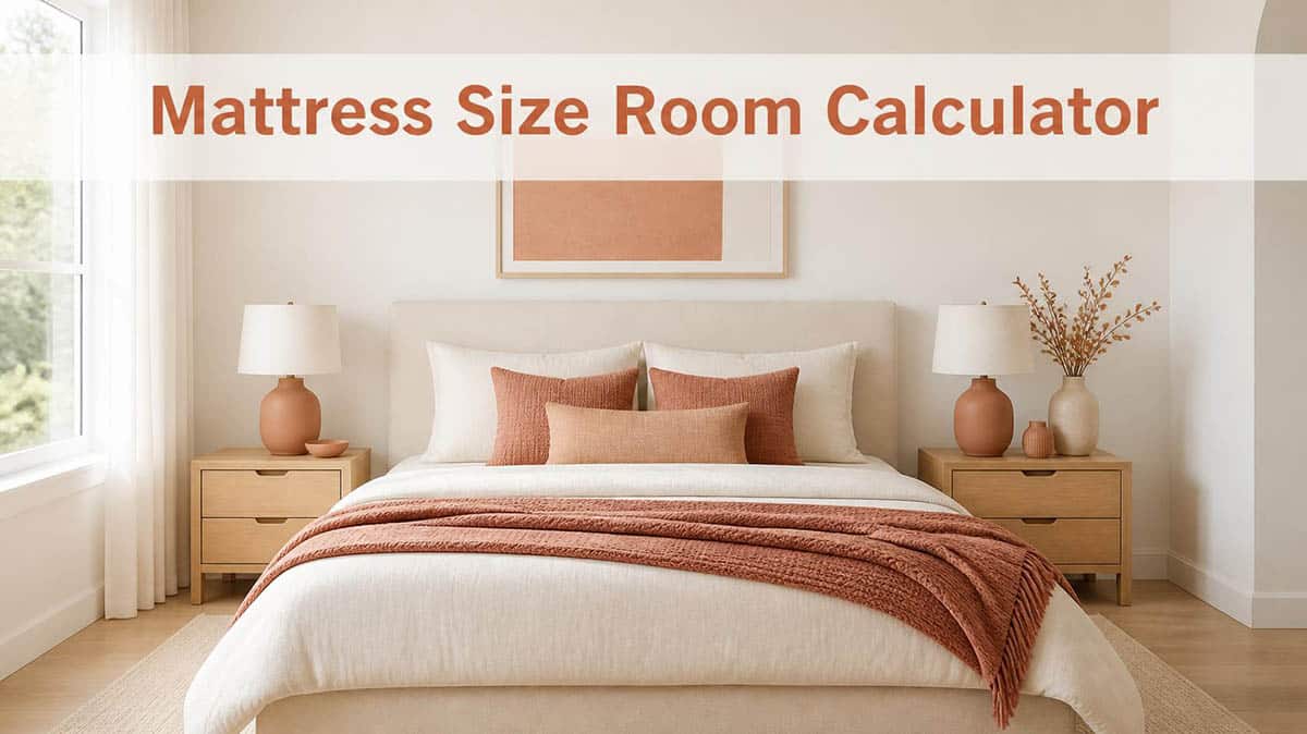 Mattress size room calculator
