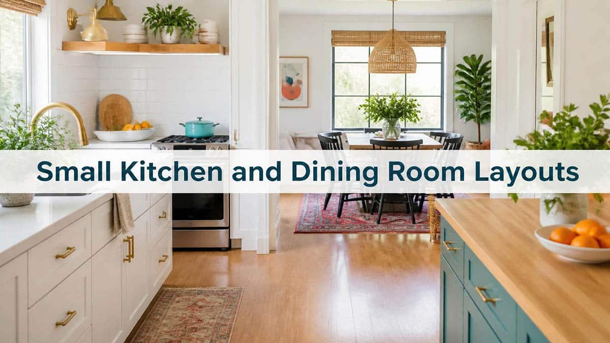 Small Kitchen and Dining Room Layouts