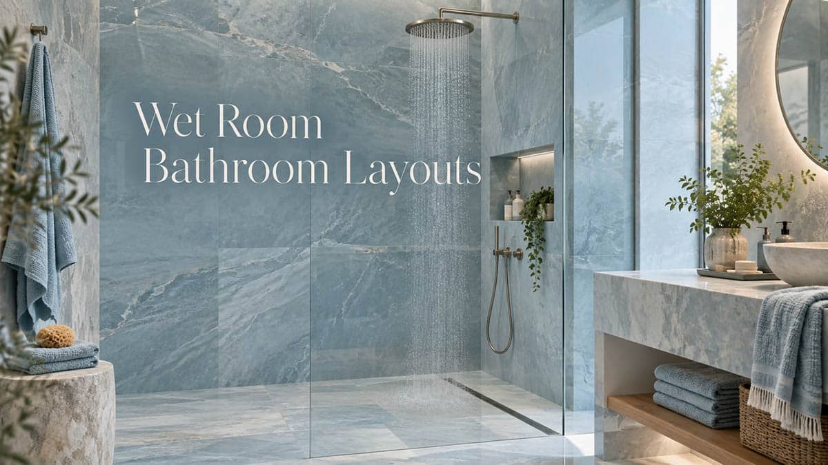 Wet room style layouts