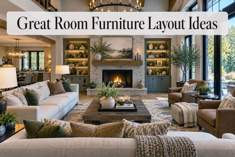 Great Room Furniture Layout Ideas: 5 Plans From 16×20 to 24×30 (With Dimensions)